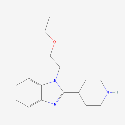 1-(2-Ethoxyethyl)-2-(piperidin-4-yl)-1H-benzimidazole Hydrochloride structure