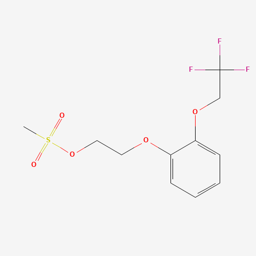 2-[2-(2,2,2-Trifluoroethoxy)phenoxy]ethyl Methanesulfonate structure